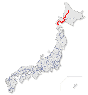 道央自動車道　位置図
